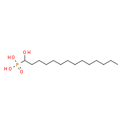 ChemSpider 2D Image | (1-Hydroxytetradecyl)phosphonic acid | C14H31O4P