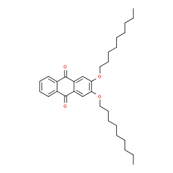 ChemSpider 2D Image | 2,3-Bis(nonyloxy)-9,10-anthraquinone | C32H44O4