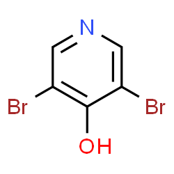 ChemSpider 2D Image | 3,5-DIBROMO-4-PYRIDINOL | C5H3Br2NO
