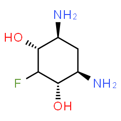 ChemSpider 2D Image | (1R,3S,4R,6S)-4,6-Diamino-2-fluoro-1,3-cyclohexanediol | C6H13FN2O2