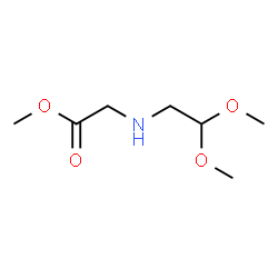 ChemSpider 2D Image | Methyl N-(2,2-dimethoxyethyl)glycinate | C7H15NO4