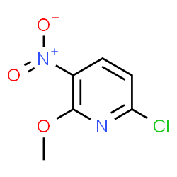 ChemSpider 2D Image | 6-Chloro-2-methoxy-3-nitropyridine | C6H5ClN2O3