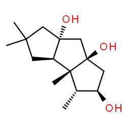 ChemSpider 2D Image | ent-gloeosteretriol | C15H26O3
