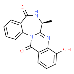 ChemSpider 2D Image | circumdatin G | C17H13N3O3