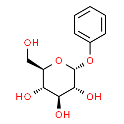 ChemSpider 2D Image | Phenyl a-D-glucopyranoside | C12H16O6