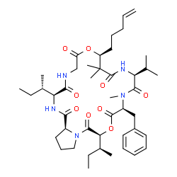 ChemSpider 2D Image | pitipeptolide B | C44H67N5O9