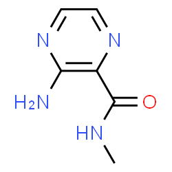 ChemSpider 2D Image | 3-Amino-N-methyl-2-pyrazinecarboxamide | C6H8N4O