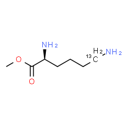ChemSpider 2D Image | Methyl L-(6-~13~C)lysinate | C613CH16N2O2