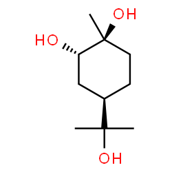 ChemSpider 2D Image | (1S,2S,4R)-4-(2-Hydroxy-2-propanyl)-1-methyl-1,2-cyclohexanediol | C10H20O3