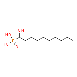 ChemSpider 2D Image | (1-Hydroxydecyl)phosphonic acid | C10H23O4P