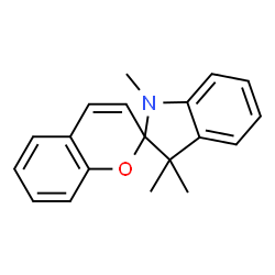 ChemSpider 2D Image | 1,3,3-Trimethylindolinobenzospiropyran | C19H19NO