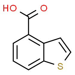 ChemSpider 2D Image | 1-Benzothiophene-4-carboxylic acid | C9H6O2S
