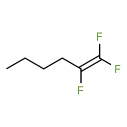 ChemSpider 2D Image | 1,1,2-trifluorohex-1-ene | C6H9F3