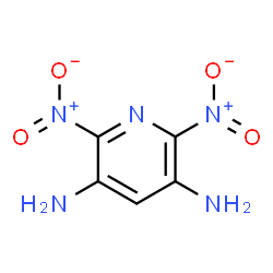 ChemSpider 2D Image | 2,6-Dinitro-3,5-pyridinediamine | C5H5N5O4