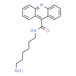 ChemSpider 2D Image | N-(6-Aminohexyl)-9-acridinecarboxamide | C20H23N3O