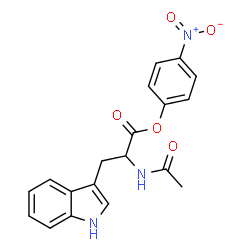 ChemSpider 2D Image | 4-Nitrophenyl N-acetyltryptophanate | C19H17N3O5