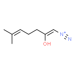 ChemSpider 2D Image | (1Z)-2-Hydroxy-6-methyl-1,5-heptadiene-1-diazonium | C8H13N2O