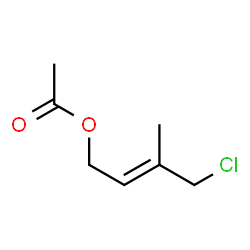 ChemSpider 2D Image | (2E)-4-Chloro-3-methyl-2-buten-1-yl acetate | C7H11ClO2
