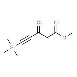 ChemSpider 2D Image | Methyl 3-oxo-5-(trimethylsilyl)-4-pentynoate | C9H14O3Si