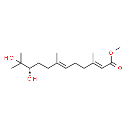 ChemSpider 2D Image | (10S)-Juvenile hormone III diol | C16H28O4