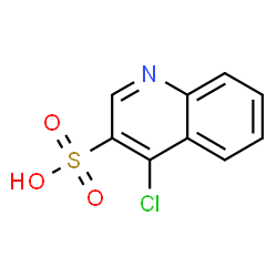 ChemSpider 2D Image | 4-Chloro-3-quinolinesulfonic acid | C9H6ClNO3S