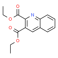 ChemSpider 2D Image | Diethyl 2,3-quinolinedicarboxylate | C15H15NO4