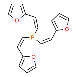 ChemSpider 2D Image | Tris[(Z)-2-(2-furyl)vinyl]phosphine | C18H15O3P