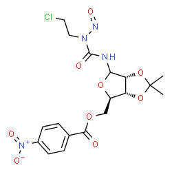 ChemSpider 2D Image | BOFUMUSTINE | C18H21ClN4O9