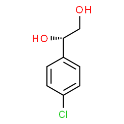ChemSpider 2D Image | (1S)-1-(4-Chlorophenyl)-1,2-ethanediol | C8H9ClO2
