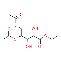 ChemSpider 2D Image | Ethyl 4,5-di-O-acetyl-D-arabinonate | C11H18O8