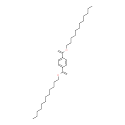 ChemSpider 2D Image | 1,4-Bis[1-(dodecyloxy)vinyl]benzene | C34H58O2