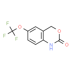 ChemSpider 2D Image | 6-(Trifluoromethoxy)-1,4-dihydro-2H-3,1-benzoxazin-2-one | C9H6F3NO3
