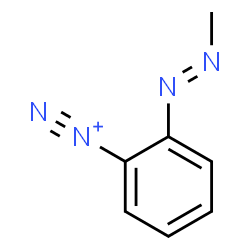 ChemSpider 2D Image | 2-[(E)-Methyldiazenyl]benzenediazonium | C7H7N4