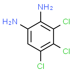 ChemSpider 2D Image | 3,4,5-Trichloro-1,2-benzenediamine | C6H5Cl3N2