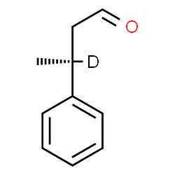 ChemSpider 2D Image | (3S)-3-Phenyl(3-~2~H)butanal | C10H11DO