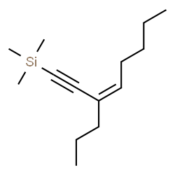 ChemSpider 2D Image | Trimethyl[(3Z)-3-propyl-3-octen-1-yn-1-yl]silane | C14H26Si