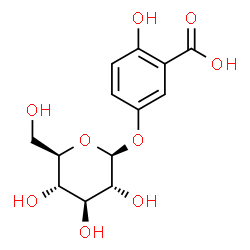 ChemSpider 2D Image | Gentisic acid 5-O-Î²-glucoside | C13H16O9