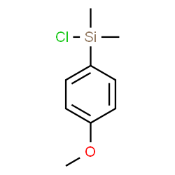 ChemSpider 2D Image | Chloro(4-methoxyphenyl)dimethylsilane | C9H13ClOSi
