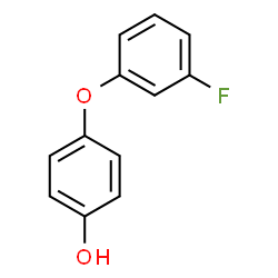 ChemSpider 2D Image | 4-(3-Fluorophenoxy)phenol | C12H9FO2