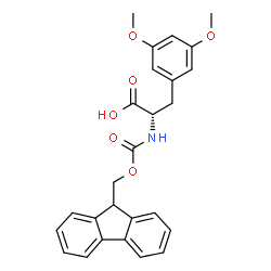 ChemSpider 2D Image | N-[(9H-Fluoren-9-ylmethoxy)carbonyl]-3,5-dimethoxy-L-phenylalanine | C26H25NO6