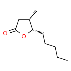 ChemSpider 2D Image | (4S,5S)-4-Methyl-5-pentyldihydro-2(3H)-furanone | C10H18O2