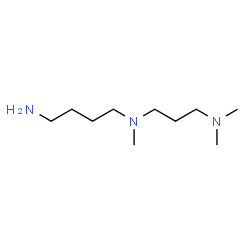 ChemSpider 2D Image | N-[3-(Dimethylamino)propyl]-N-methyl-1,4-butanediamine | C10H25N3
