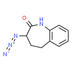 ChemSpider 2D Image | 3-Azido-1,3,4,5-tetrahydro-2H-1-benzazepin-2-one | C10H10N4O