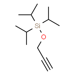 ChemSpider 2D Image | Triisopropyl(2-propyn-1-yloxy)silane | C12H24OSi