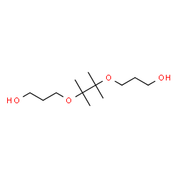 ChemSpider 2D Image | 3,3'-[(2,3-Dimethyl-2,3-butanediyl)bis(oxy)]di(1-propanol) | C12H26O4