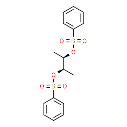ChemSpider 2D Image | (2R,3R)-2,3-Butanediyl dibenzenesulfonate | C16H18O6S2