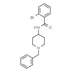 ChemSpider 2D Image | N1-(1-benzyl-4-piperidyl)-2-bromobenzamide | C19H21BrN2O