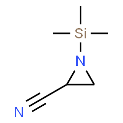 ChemSpider 2D Image | 1-(Trimethylsilyl)-2-aziridinecarbonitrile | C6H12N2Si