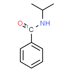 ChemSpider 2D Image | N-Isopropyl(carbonyl-~11~C)benzamide | C911CH13NO