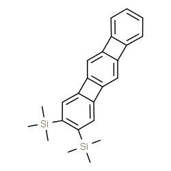 ChemSpider 2D Image | Benzo[3,4]cyclobuta[1,2-b]biphenylene-2,3-diylbis(trimethylsilane) | C24H26Si2